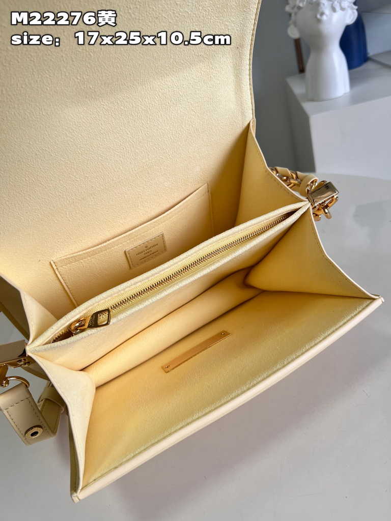 Louis Vuitton Dauphine MM Shoulder Bag M22276 Yellow - Default Title - View 8