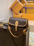Louis Vuitton M45985 Diane Satchel Monogram Canvas - Default Title - View 1