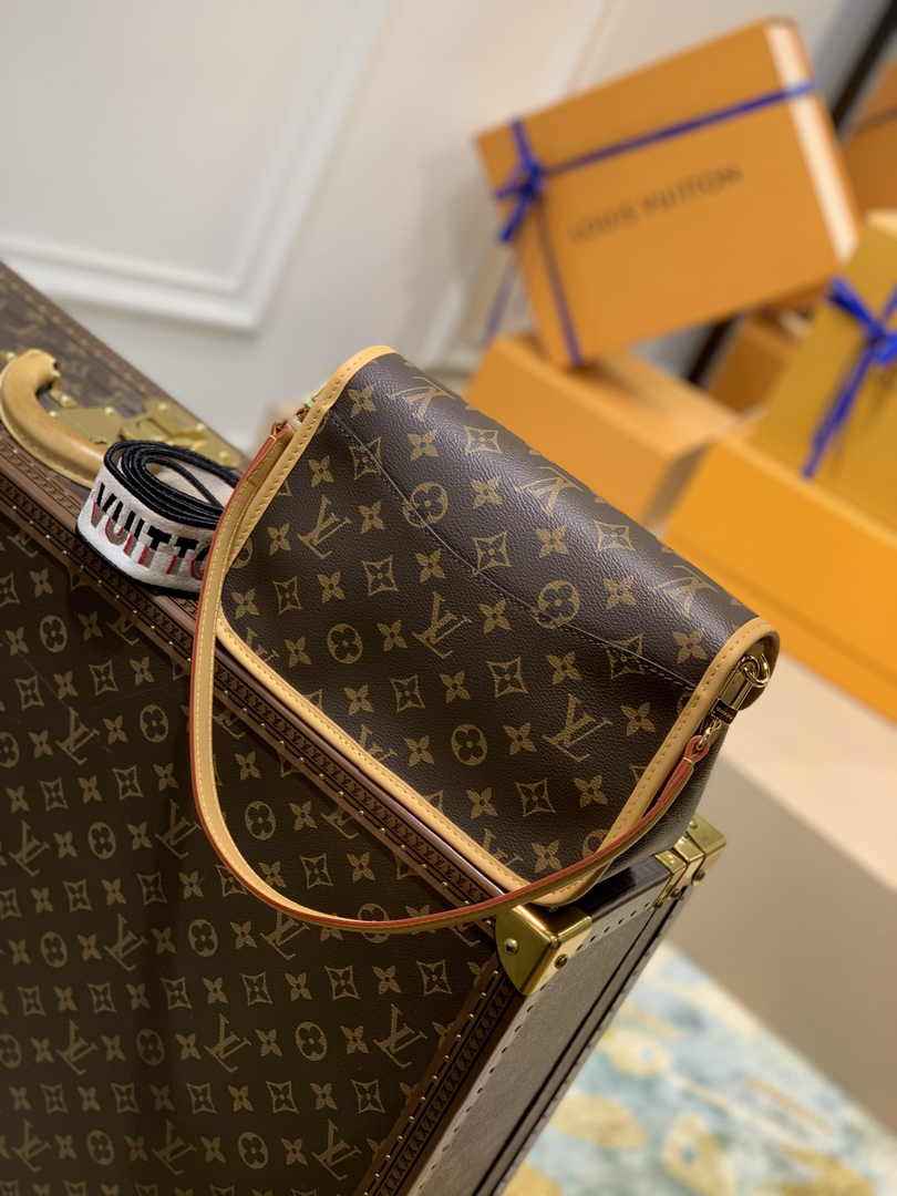 Louis Vuitton M45985 Diane Satchel Monogram Canvas - Default Title - View 2