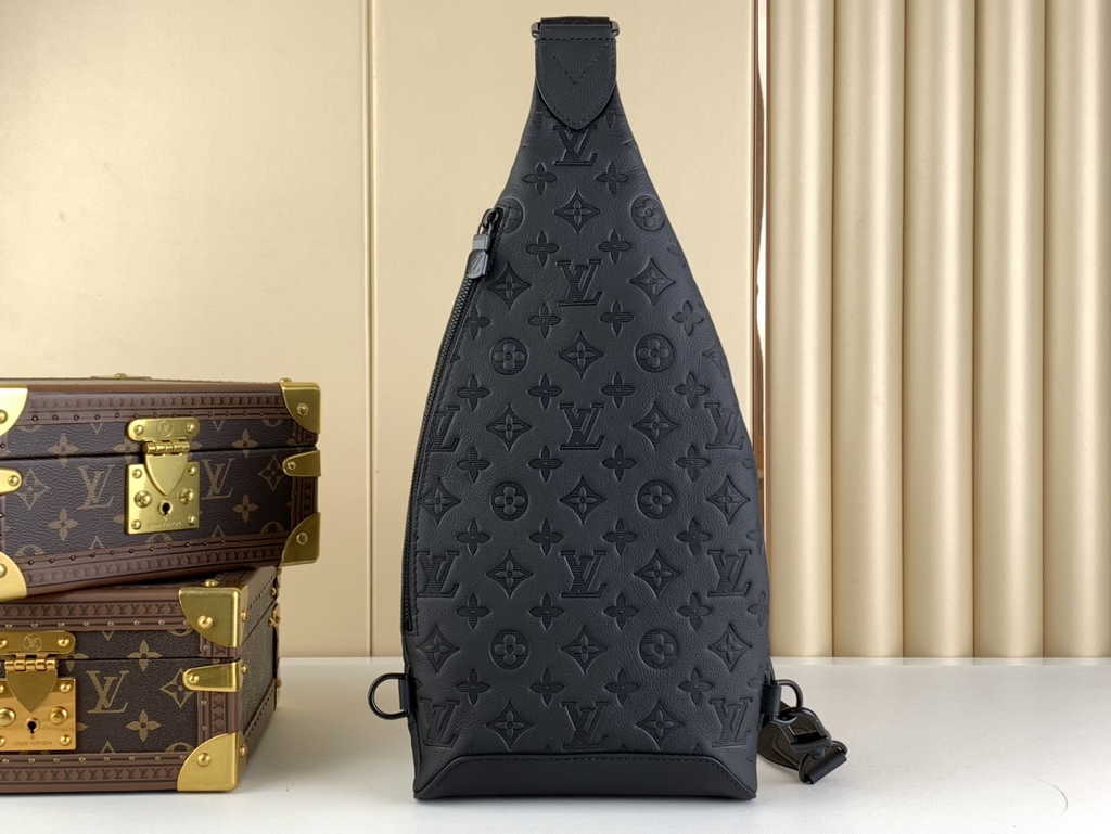 Louis Vuitton Duo Slingbag M21890 Black Calf leather