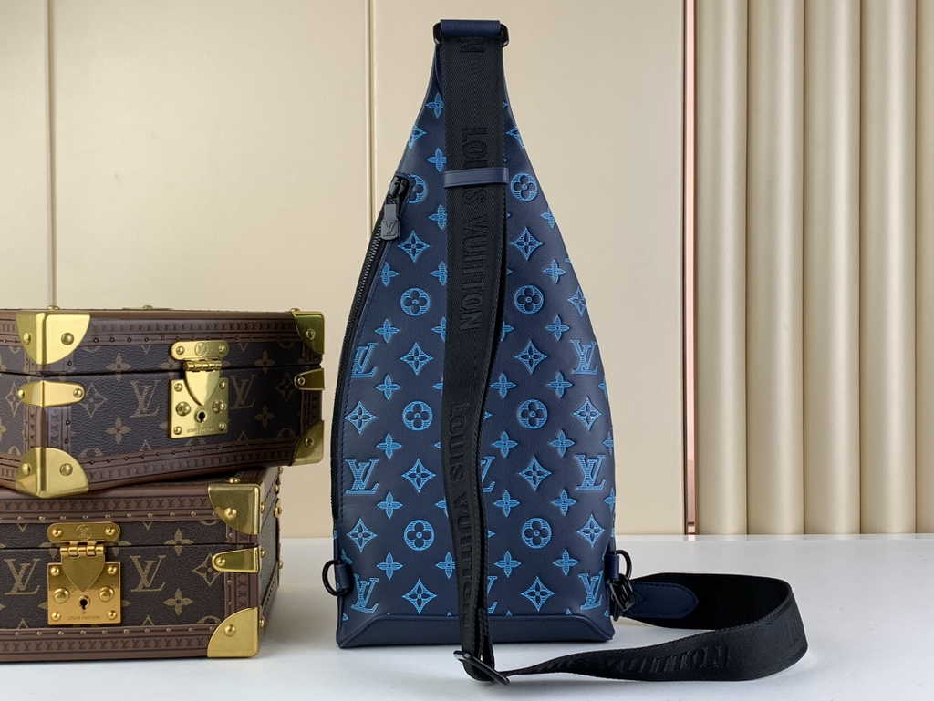 Louis Vuitton Duo Slingbag M46562 Navy River Blue Monogram