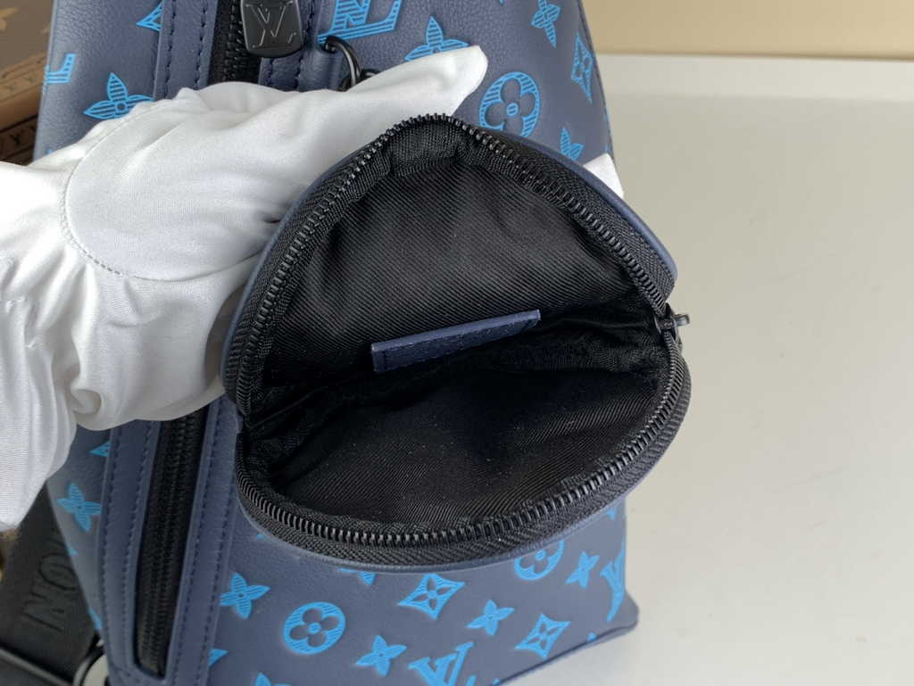 Louis Vuitton Duo Slingbag M46562 Navy River Blue Monogram