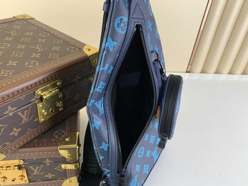 Louis Vuitton Duo Slingbag M46562 Navy River Blue Monogram