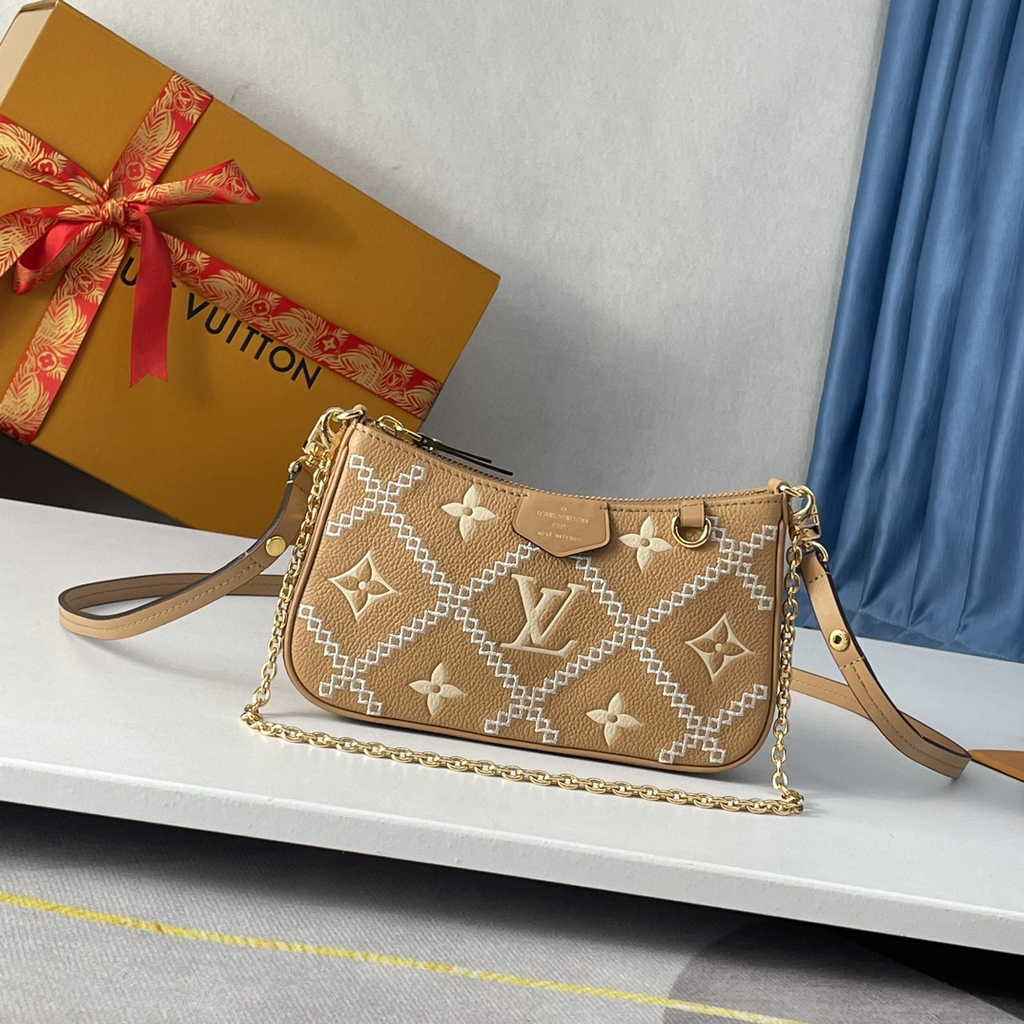 Louis Vuitton Easy Pouch On Strap Monogram Empreinte Leather M81137 - Default Title - View 1