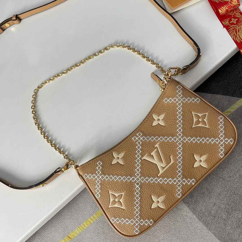 Louis Vuitton Easy Pouch On Strap Monogram Empreinte Leather M81137 - Default Title - View 2