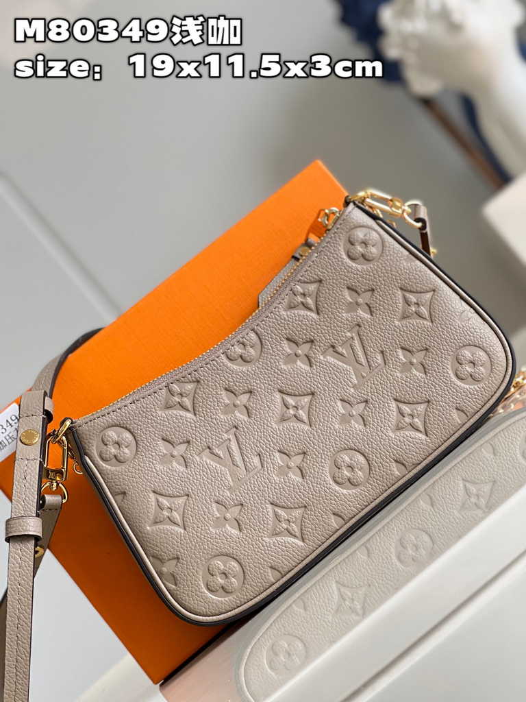 Louis Vuitton Easy Pouch On Strap Monogram Empreinte Leather M81862 - Default Title - View 6