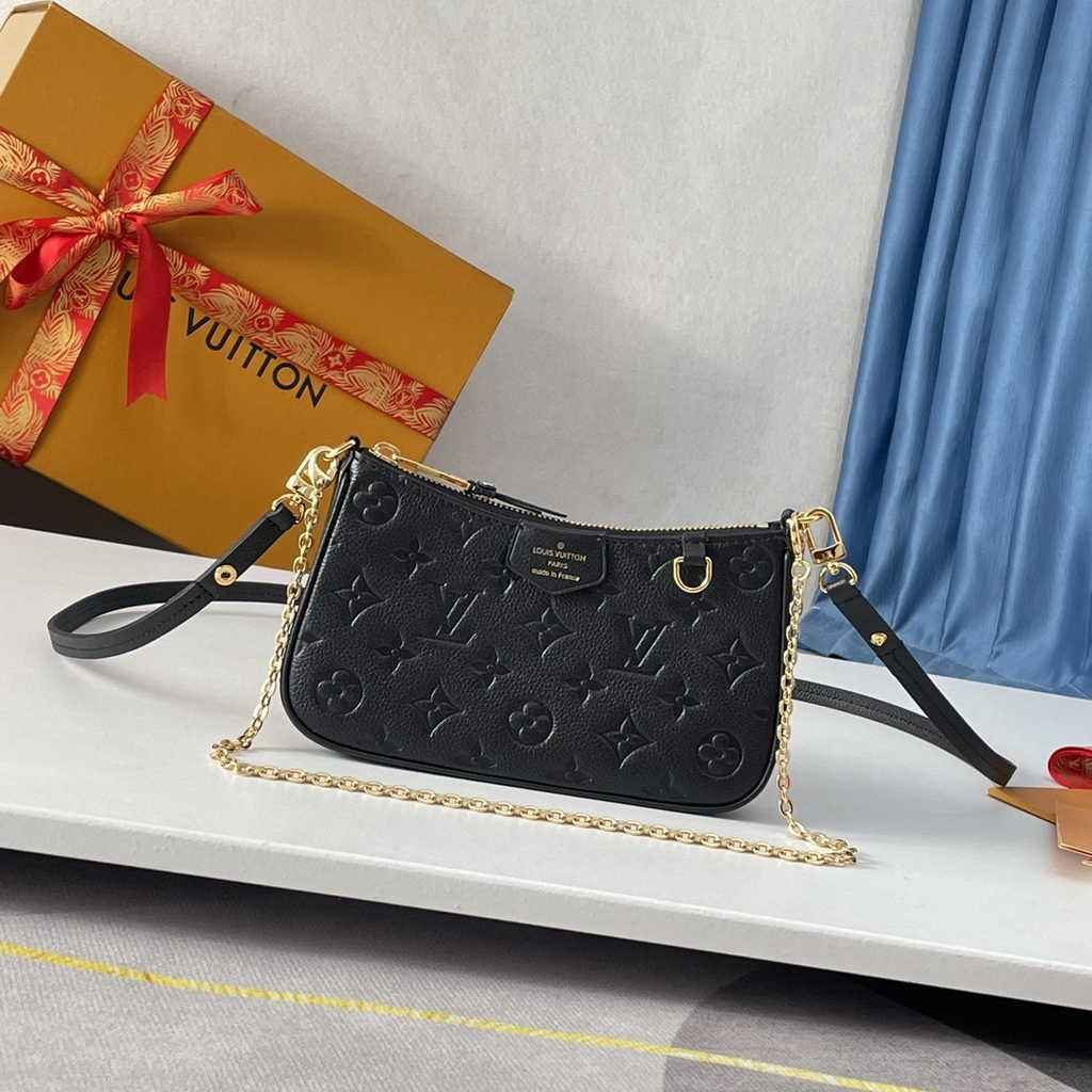 Louis Vuitton Easy Pouch On Strap Monogram Empreinte Leather M80349 - Default Title - View 1
