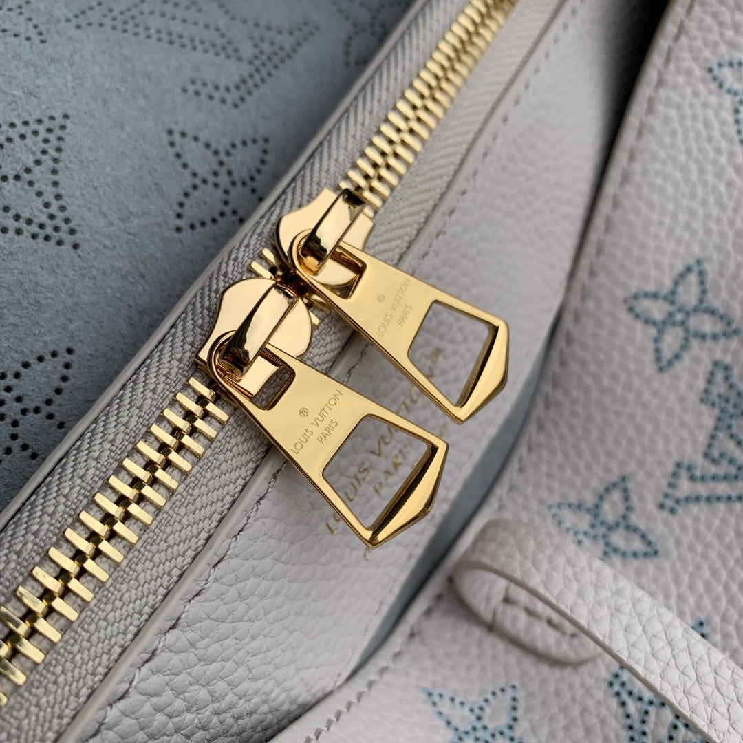 Louis Vuitton Flore Shoulder Bag M12496 | Gray Mahina Calfskin Leather