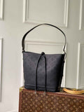 Louis Vuitton Flore Shoulder Bag M12139 | Black Mahina Calfskin Leather
