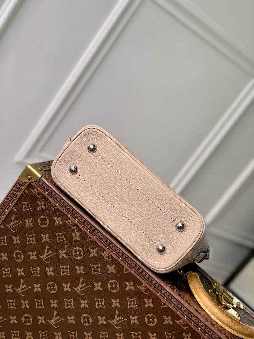 Louis Vuitton Flore Shoulder Bag M12140 | Khaki Mahina Calfskin Leather