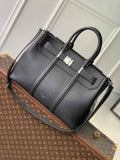 Louis Vuitton Georges Tote MM Bag M23153 black calfskin leather