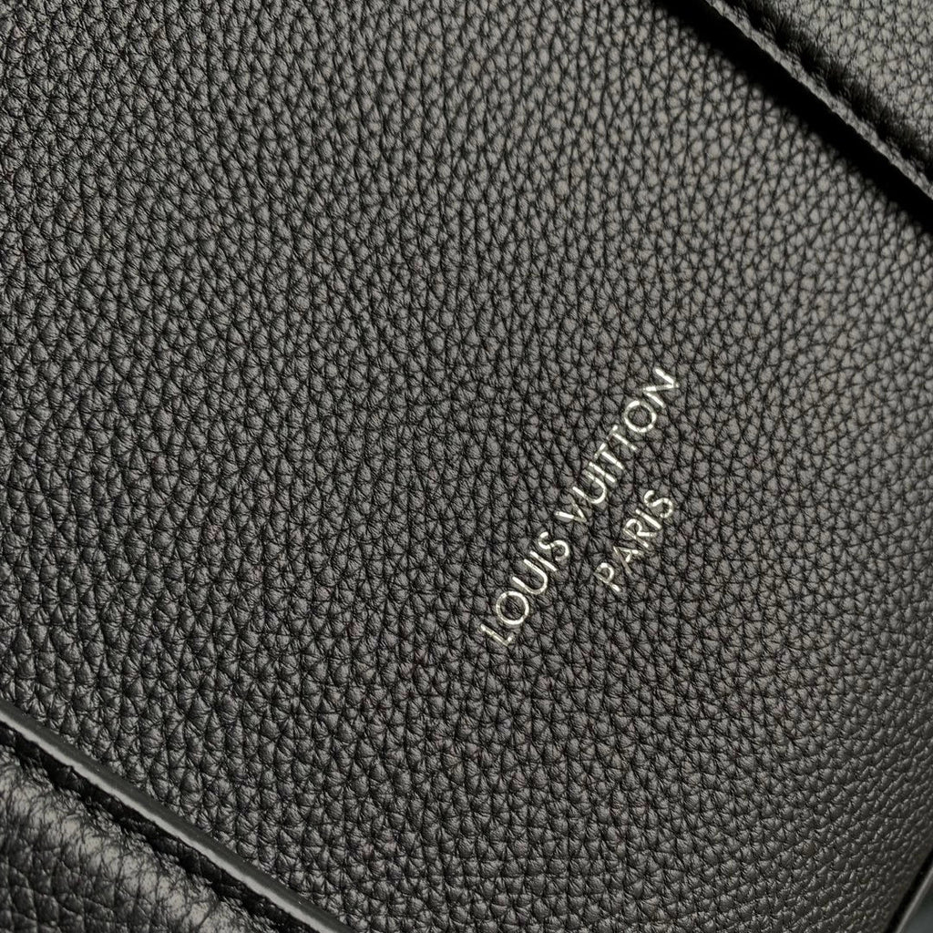 Louis Vuitton Georges Tote MM Bag M23153 black calfskin leather
