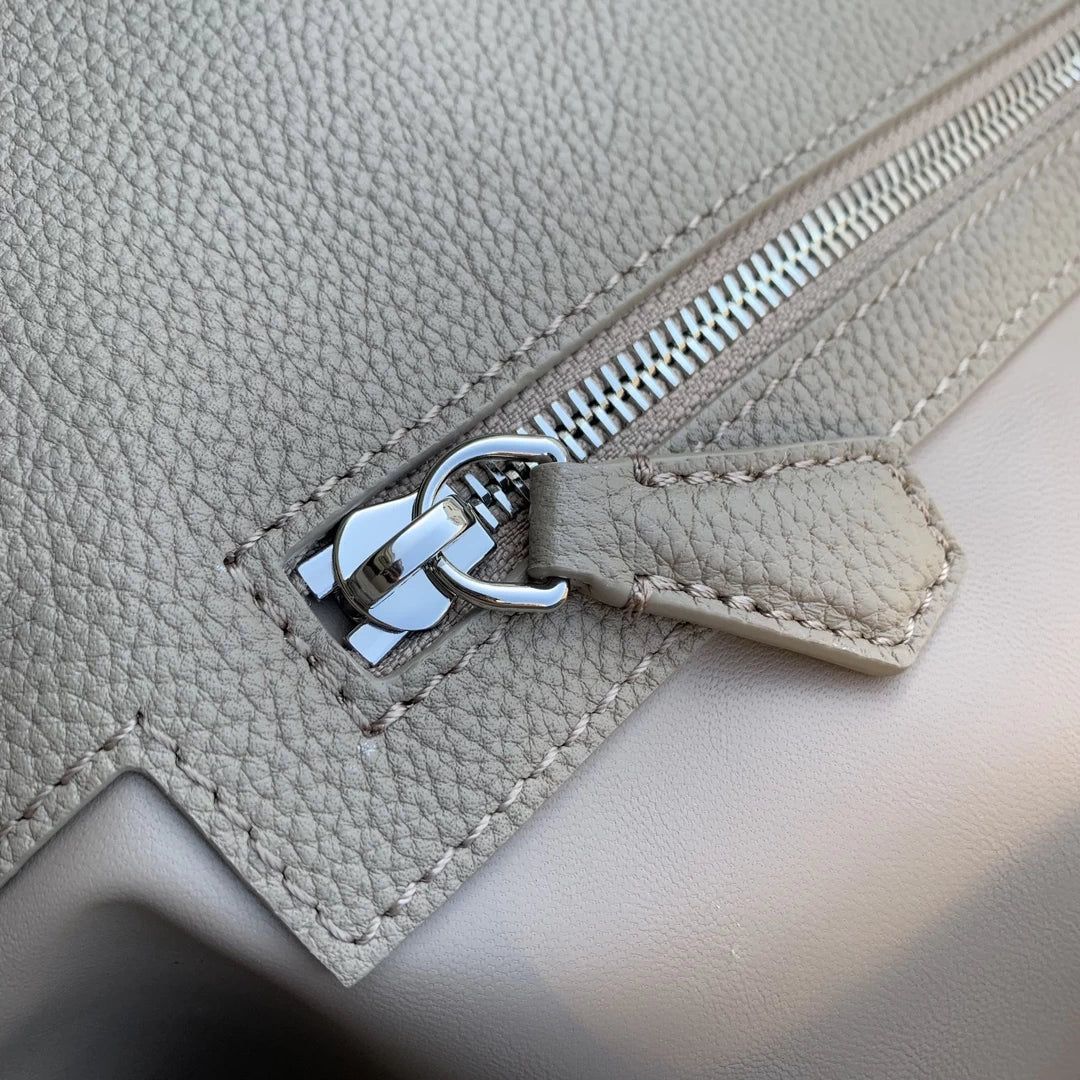 Louis Vuitton Georges Tote MM Bag M11664 Gray calfskin leather