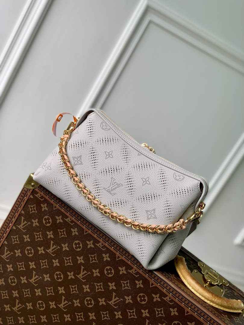 Louis Vuitton Hand It All PM Bag, M13157 Gray Mahina Leather