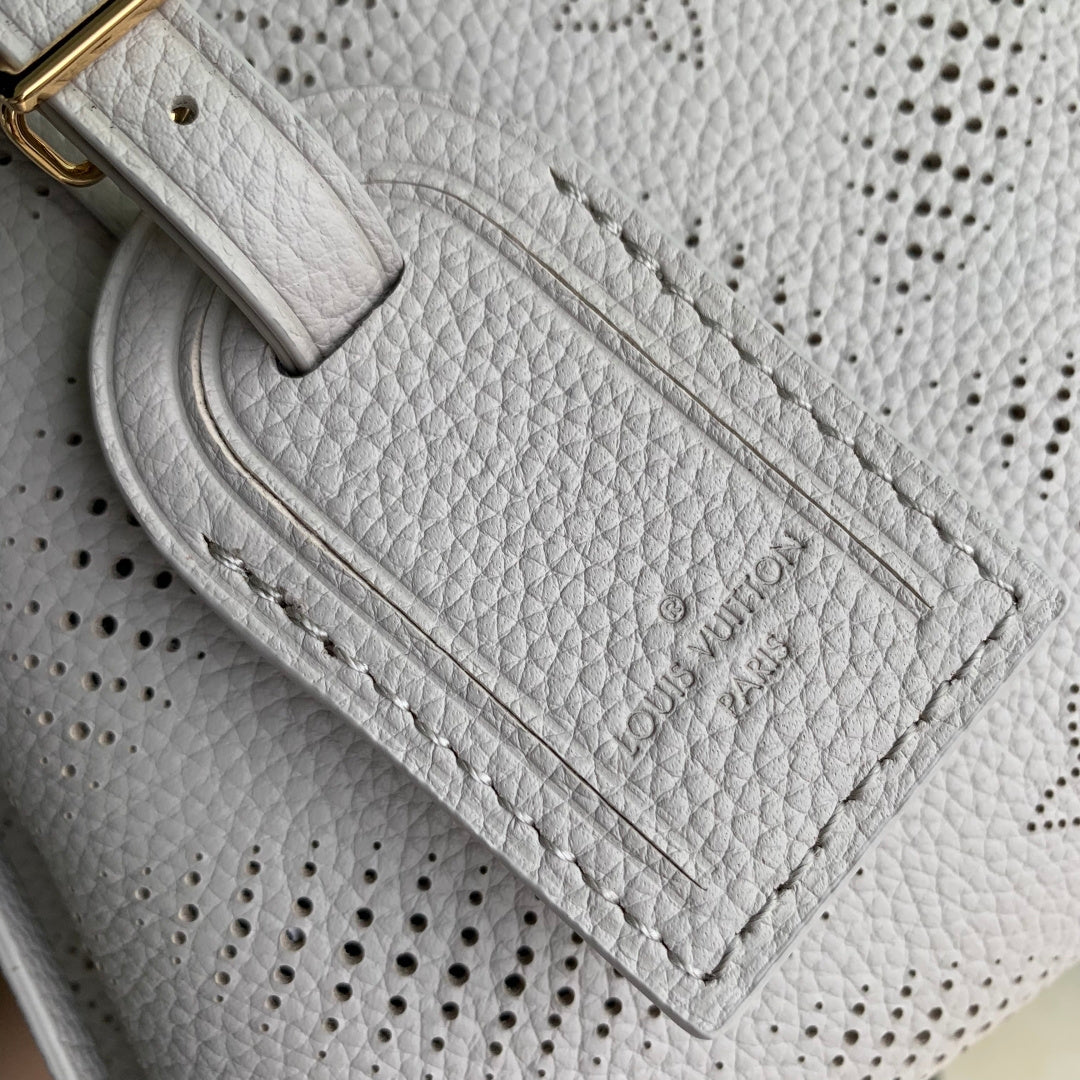 Louis Vuitton Hand It All PM Bag, M13157 Gray Mahina Leather