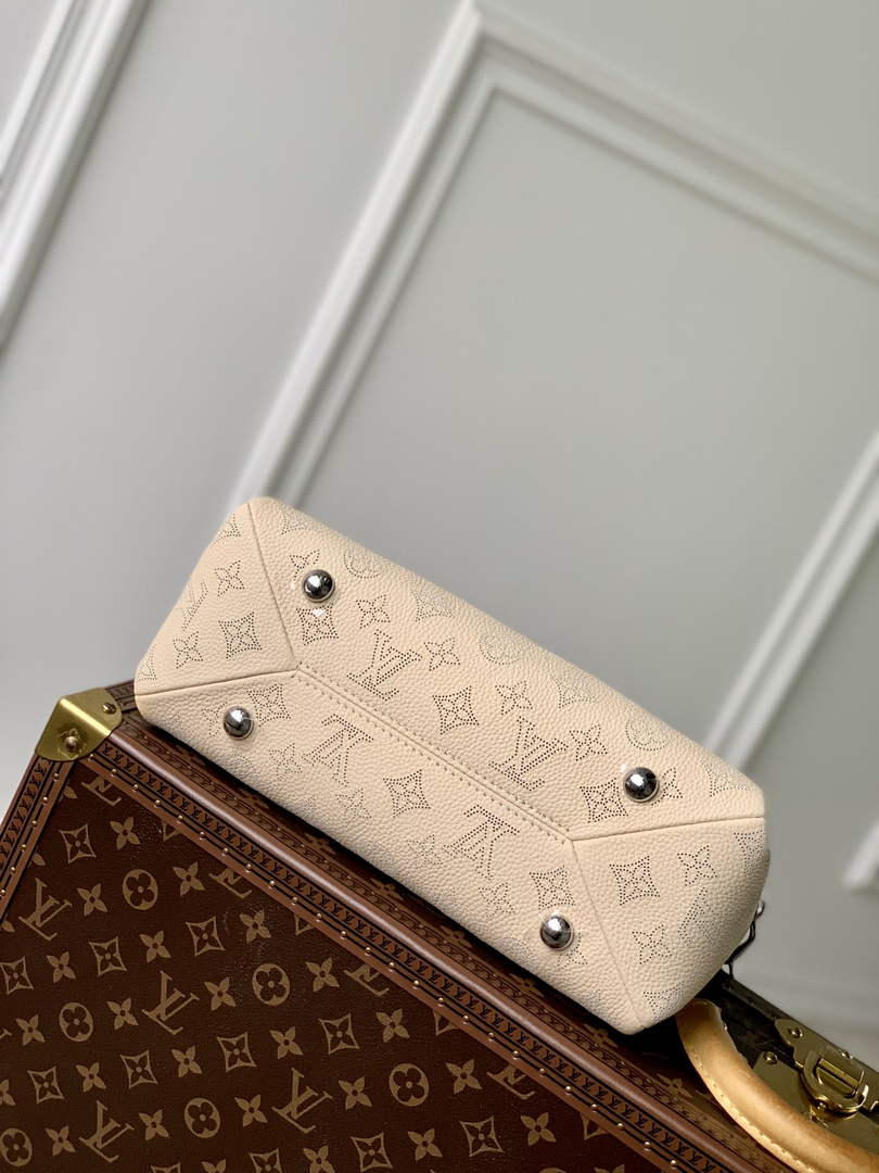 Louis Vuitton Hand It All PM Bag, M24114 Beige Mahina calfskin