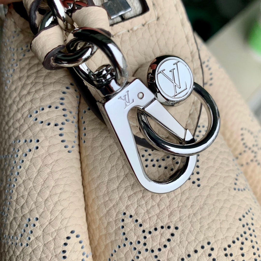 Louis Vuitton Hand It All PM Bag, M24114 Beige Mahina calfskin