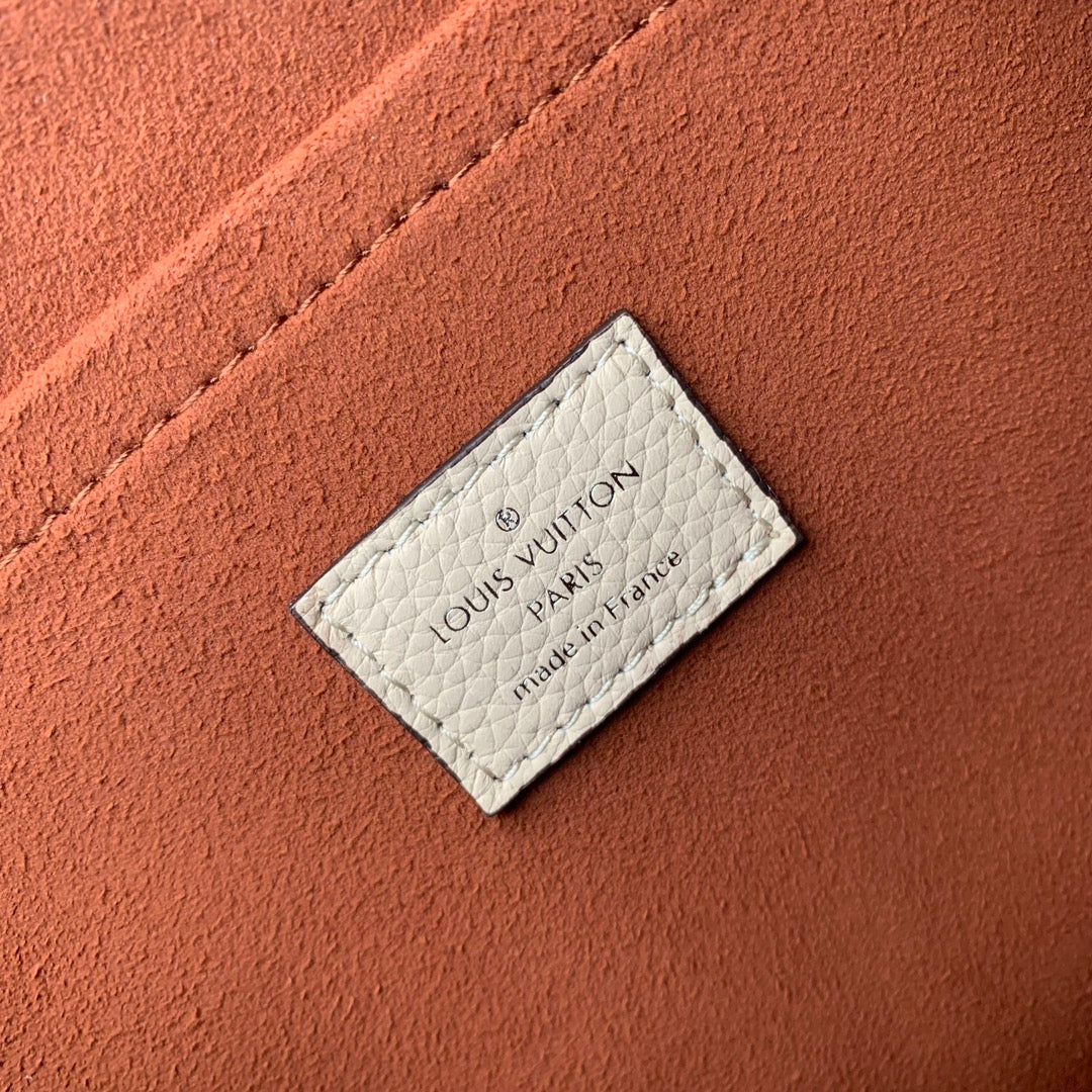 Louis Vuitton Hand It All PM Bag, M24114 Beige Mahina calfskin