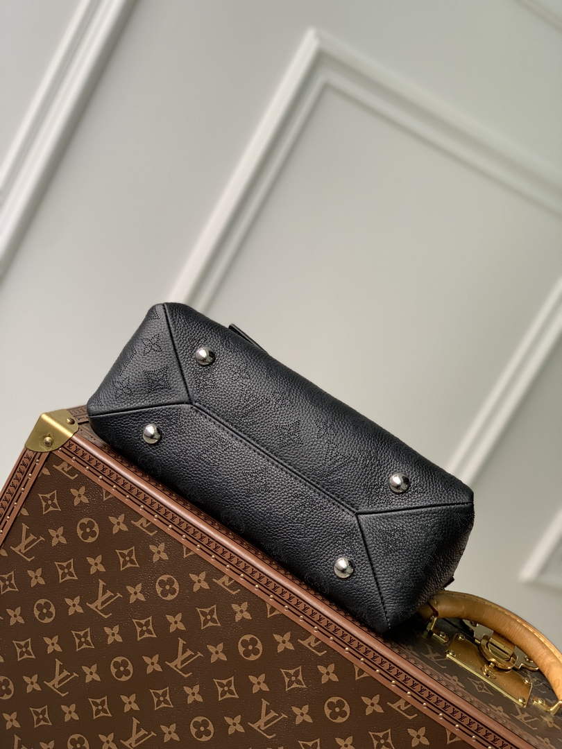 Louis Vuitton Hand It All PM Bag, M28417 Black Mahina calfskin