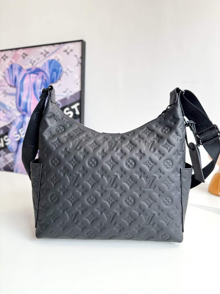 Louis Vuitton Hobo Cargo G65 M14778 Black Leather - Default Title - View 3