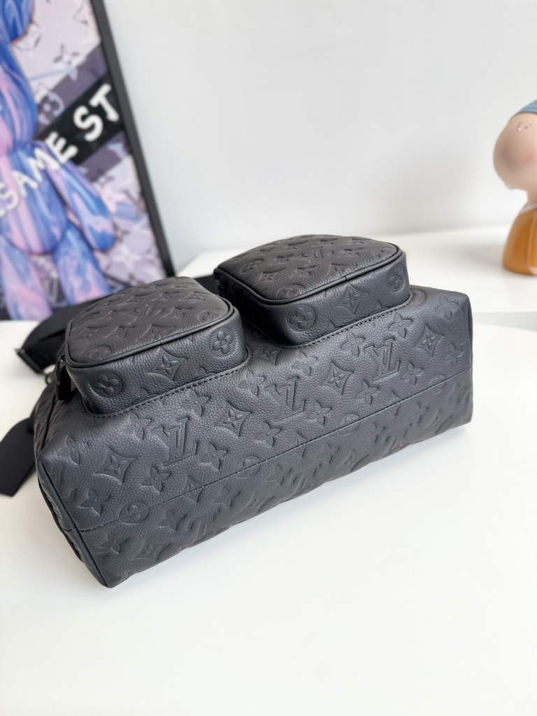 Louis Vuitton Hobo Cargo G65 M14778 Black Leather - Default Title - View 4