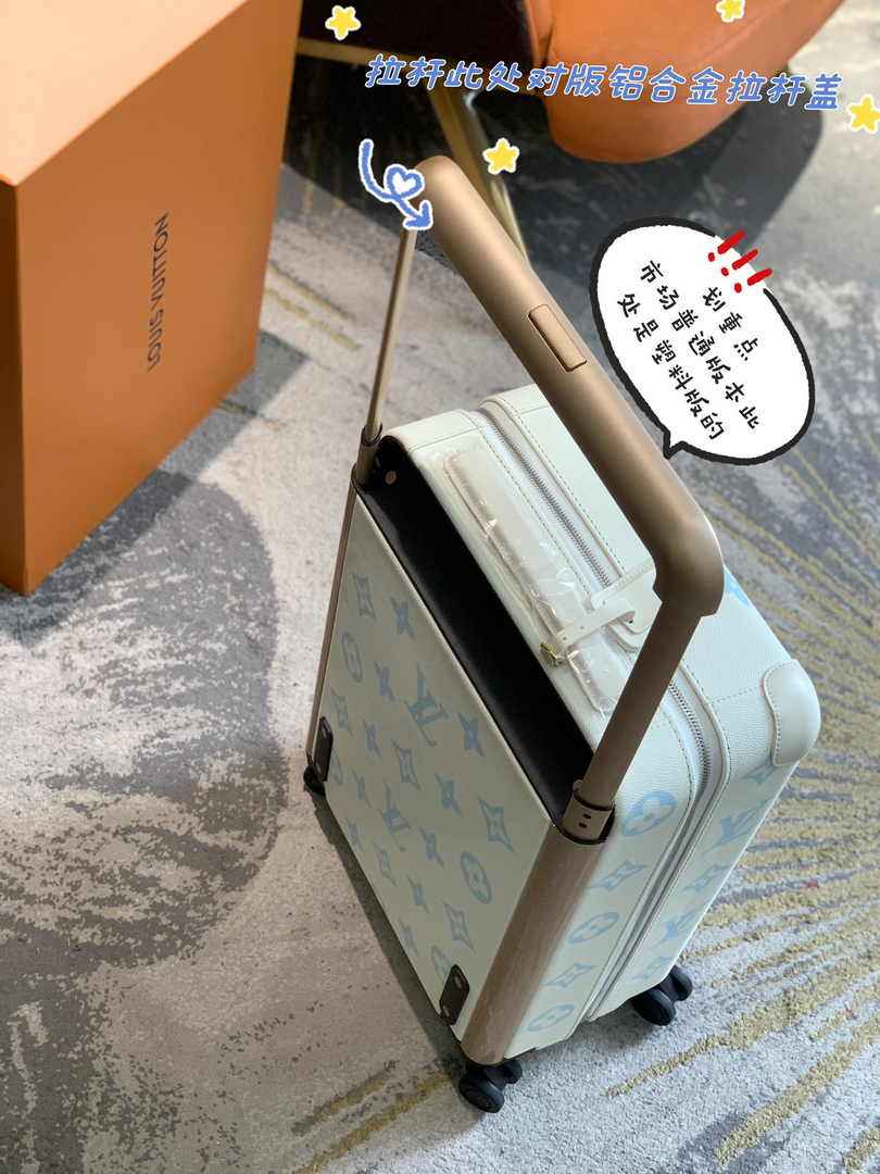 Louis Vuitton HORIZON 55 M11069 White Monogram Leather