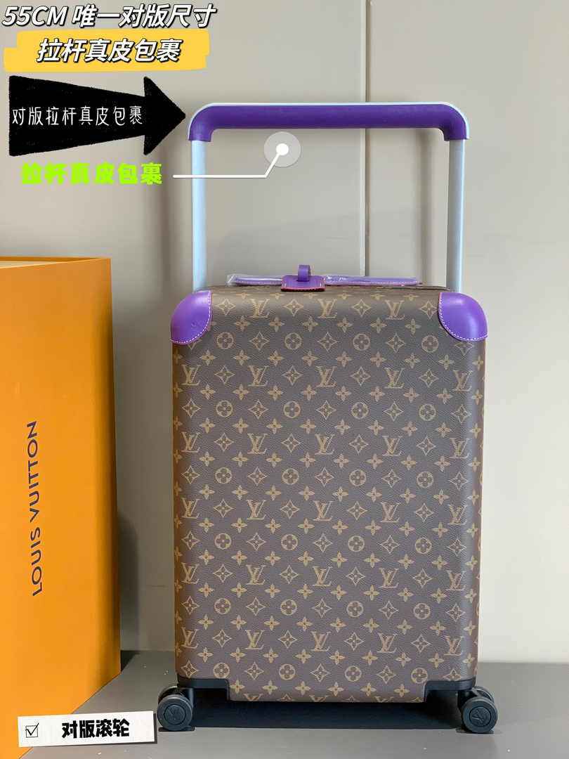 Louis Vuitton Horizon 55 M46782 Purple Monogram Canvas