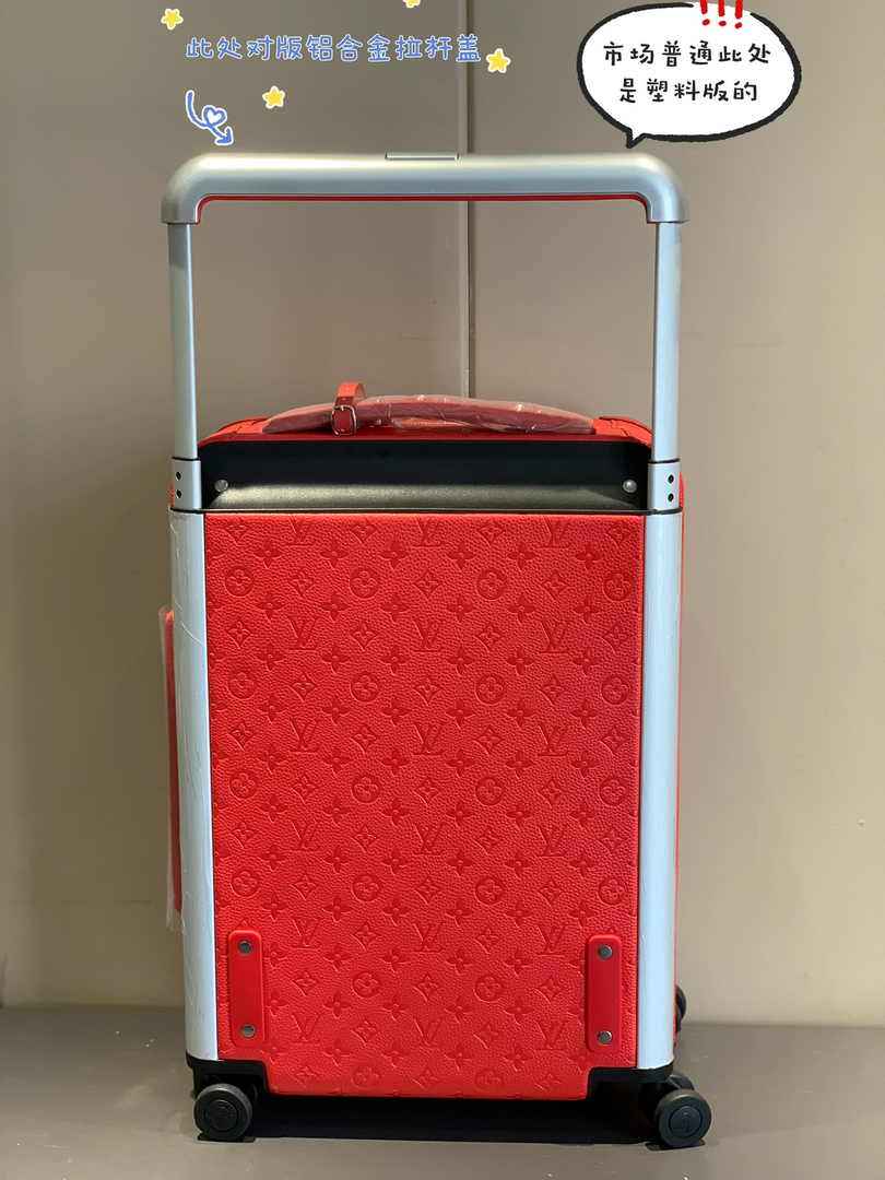 Louis Vuitton HORIZON 55 M23628 Red Monogram Leather