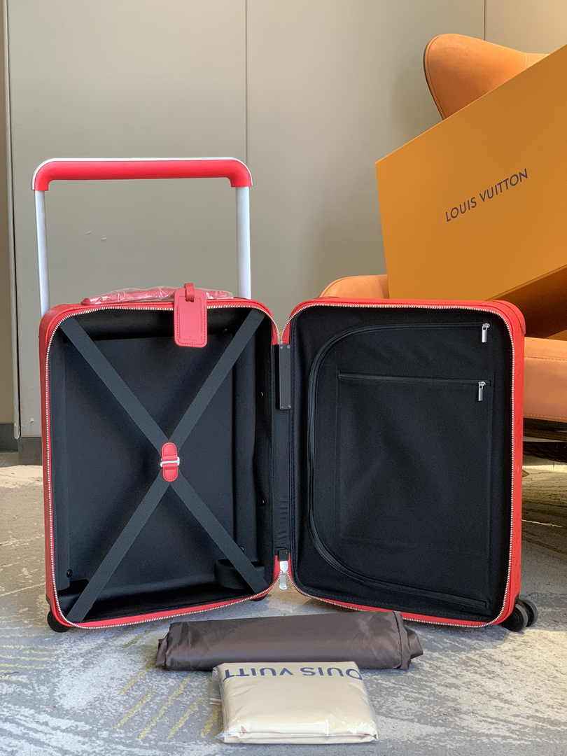 Louis Vuitton HORIZON 55 M23628 Red Monogram Leather