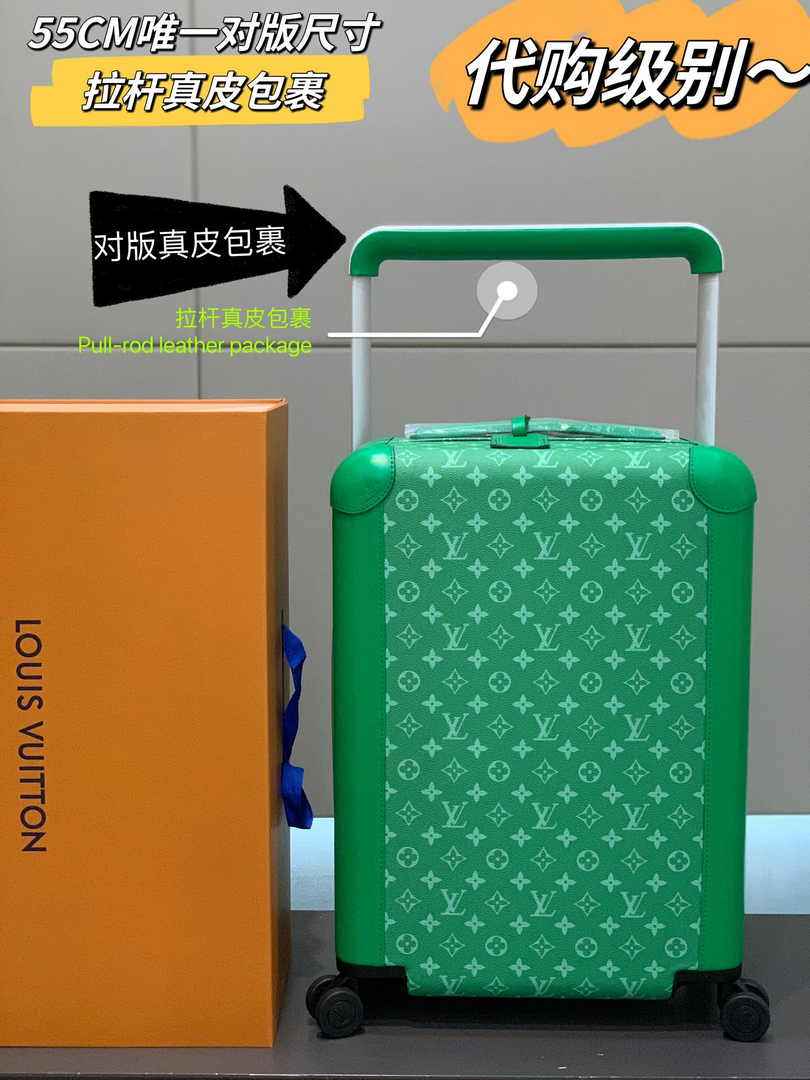 Louis Vuitton HORIZON 55 M31043 Green Monogram leather