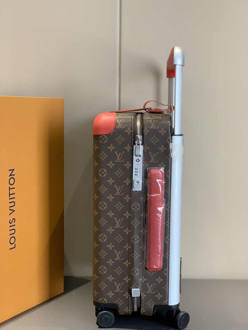 Louis Vuitton Horizon 55 M46778 Red Monogram Canvas