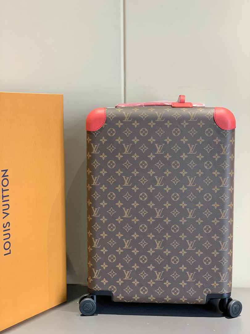 Louis Vuitton Horizon 55 M46778 Red Monogram Canvas