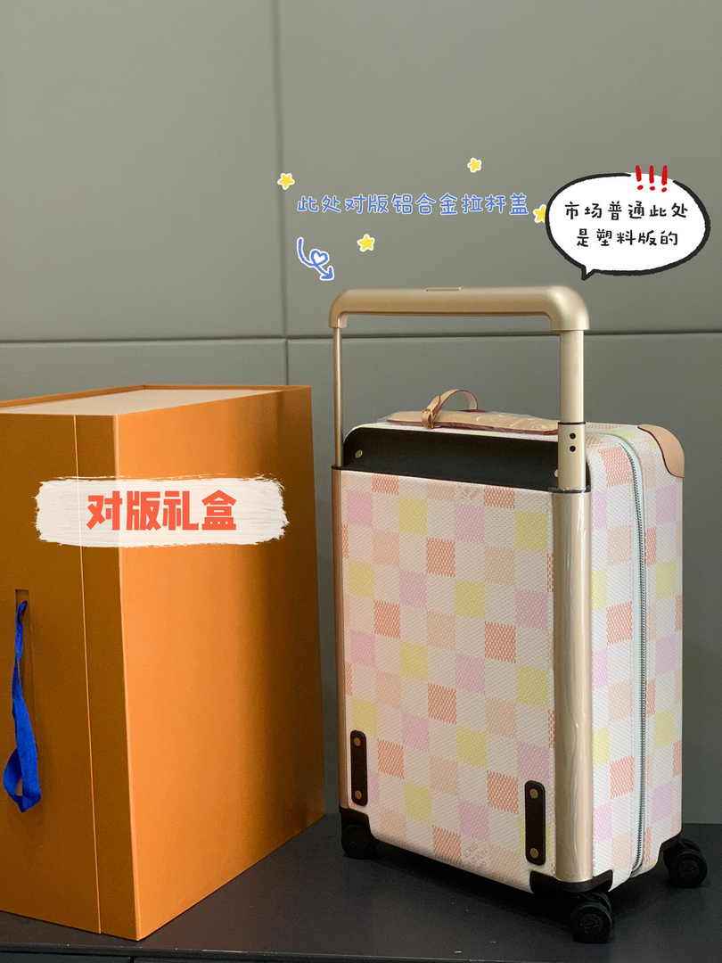 Louis Vuitton HORIZON 55 N40741 Peach Damierlicious coated canvas