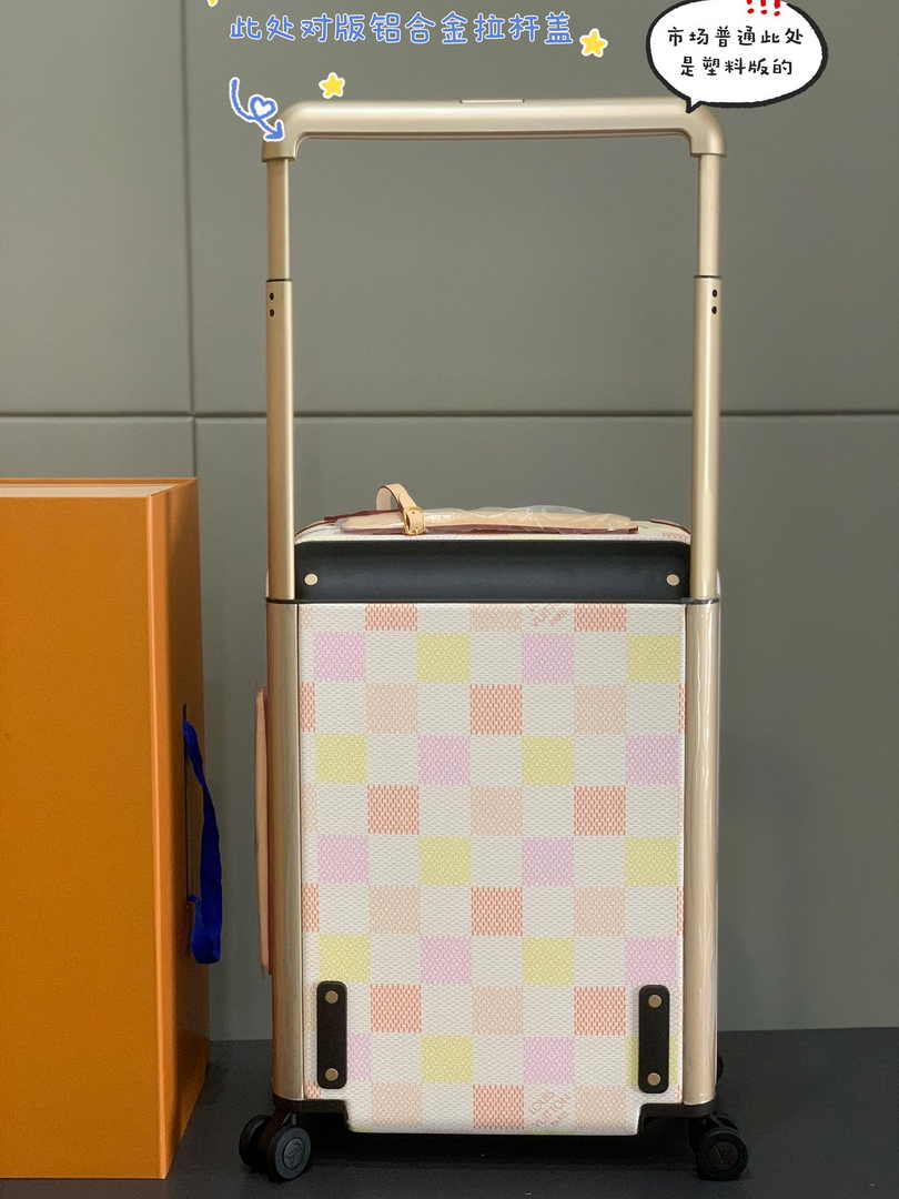 Louis Vuitton HORIZON 55 N40741 Peach Damierlicious coated canvas