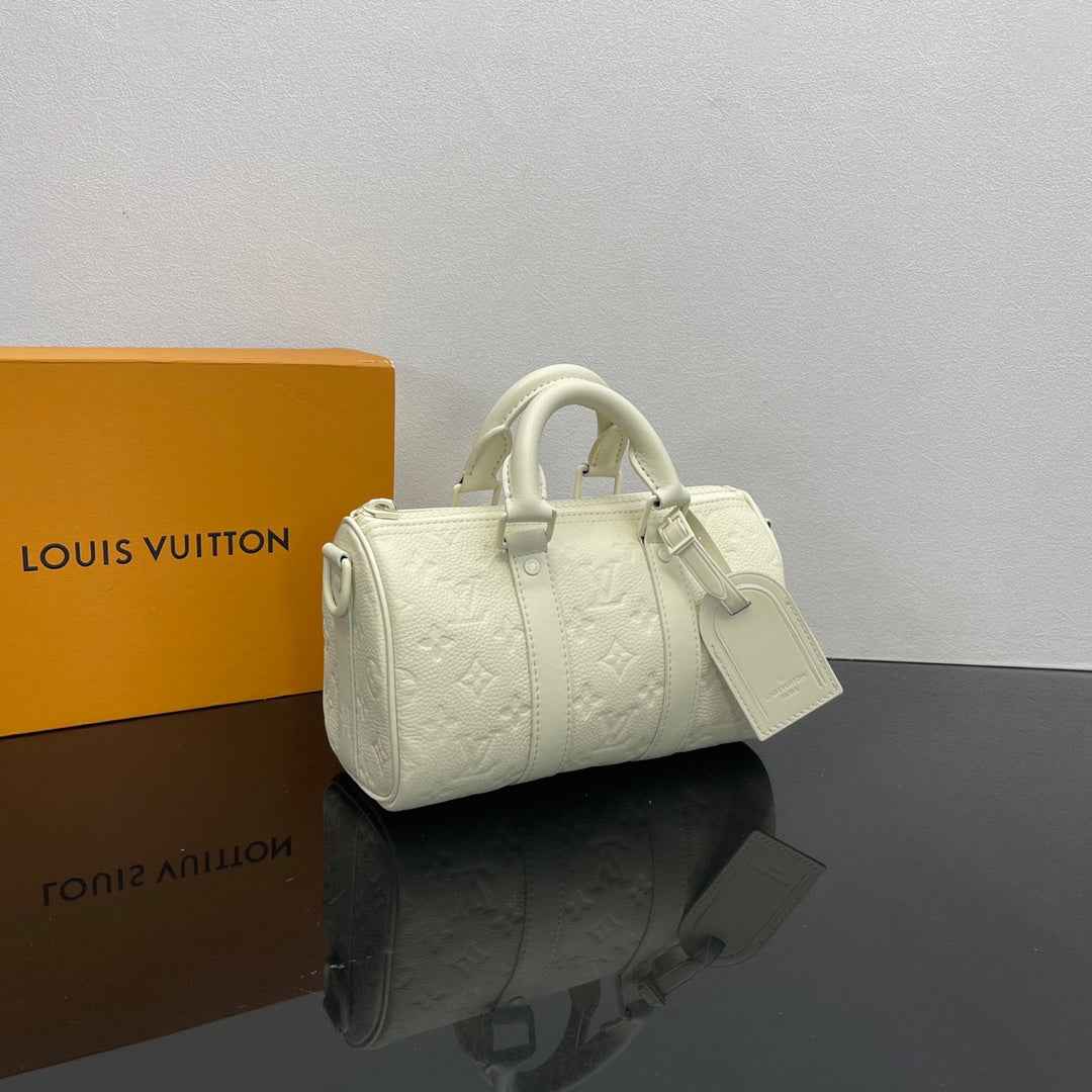 Louis Vuitton Keepall Bandoulière 25 M24434 Monogram Taurillon Leather - Default Title - View 2