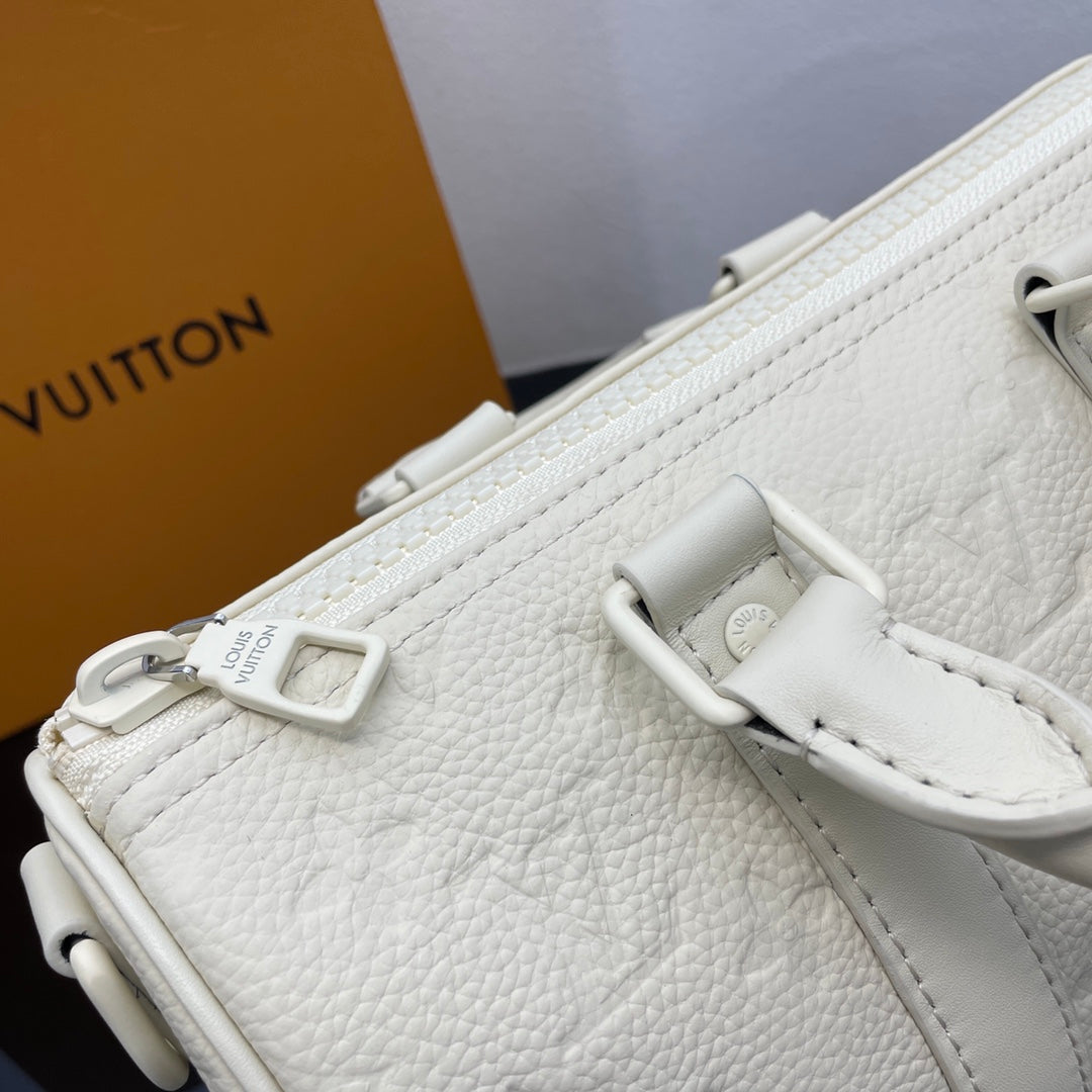 Louis Vuitton Keepall Bandoulière 25 M24434 Monogram Taurillon Leather - Default Title - View 8