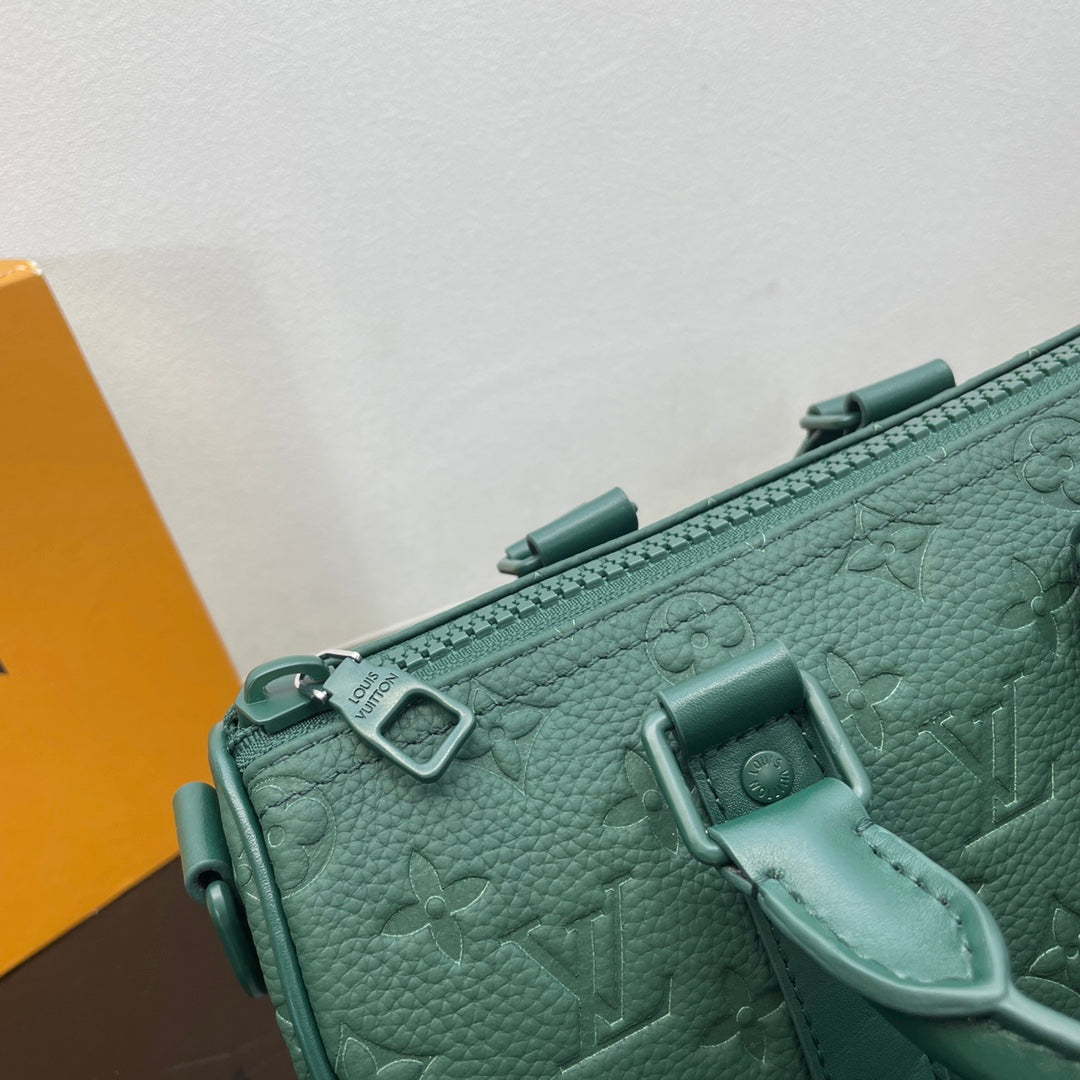 Louis Vuitton Keepall Bandoulière 25 M24432 Monogram Taurillon Leather - Default Title - View 8