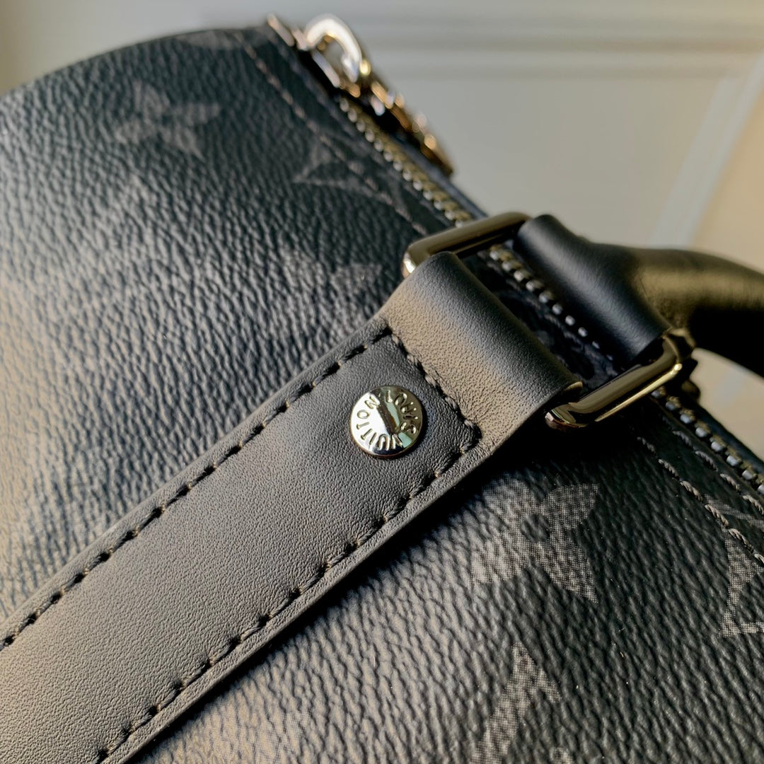 Louis Vuitton Keepall Bandoulière 25 M46271 Monogram Eclipse - Default Title - View 6