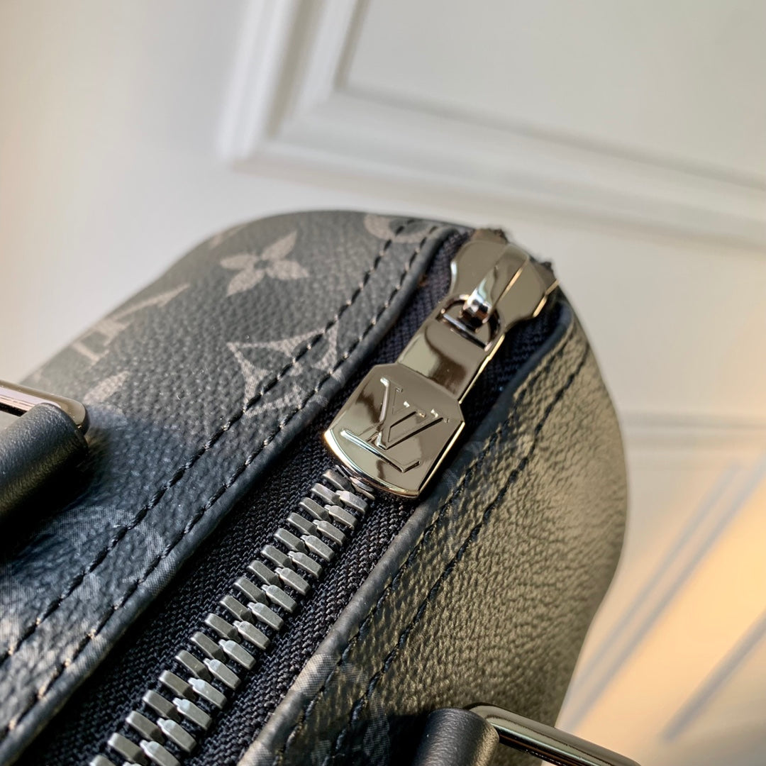 Louis Vuitton Keepall Bandoulière 25 M46271 Monogram Eclipse - Default Title - View 7