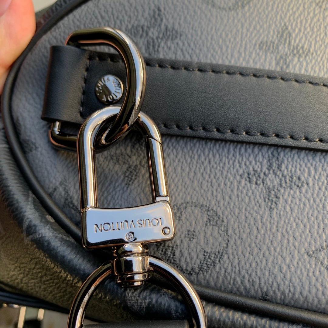 Louis Vuitton Keepall Bandoulière 25 M46271 Monogram Eclipse - Default Title - View 8