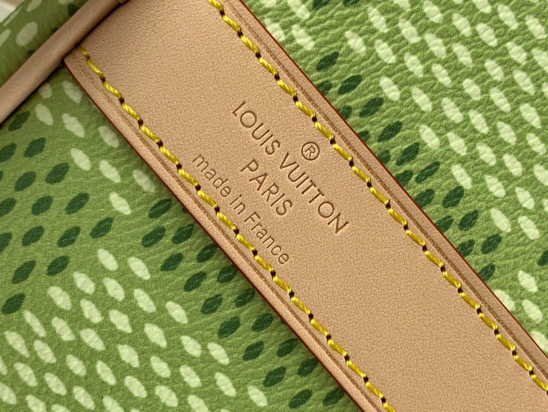 Louis Vuitton Keepall Bandoulière 35 N40671 Green Damier Canvas