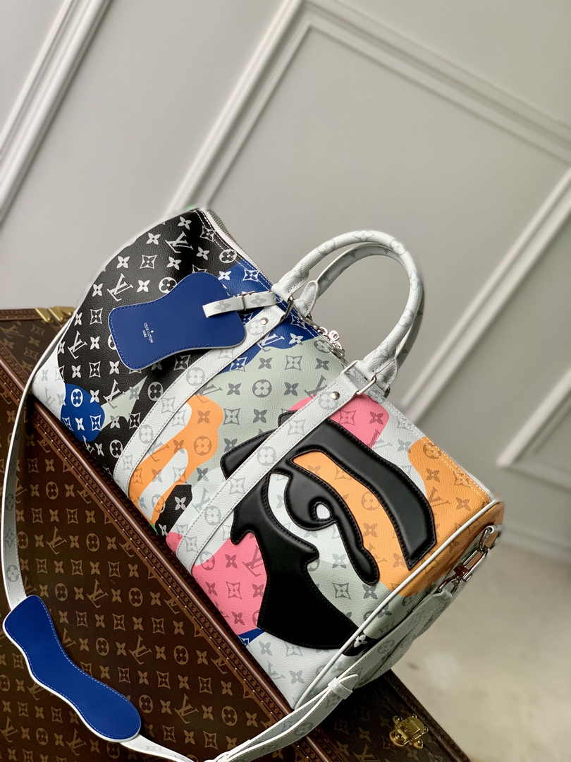 Louis Vuitton Keepall Bandouliere 45 Bag M23160 Multicolor Leather