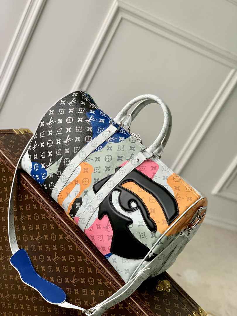 Louis Vuitton Keepall Bandouliere 45 Bag M23160 Multicolor Leather