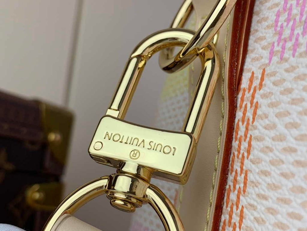 Louis Vuitton Keepall Bandouliere 45 Bag N40713 Peach Canvas