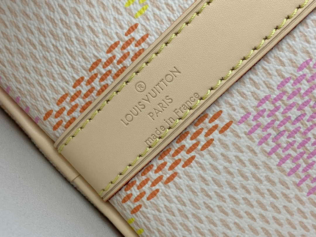 Louis Vuitton Keepall Bandouliere 45 Bag N40713 Peach Canvas
