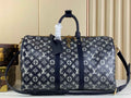 Louis Vuitton Keepall Bandouliere 45 Bag M22923 Blue Monoglam Canvas