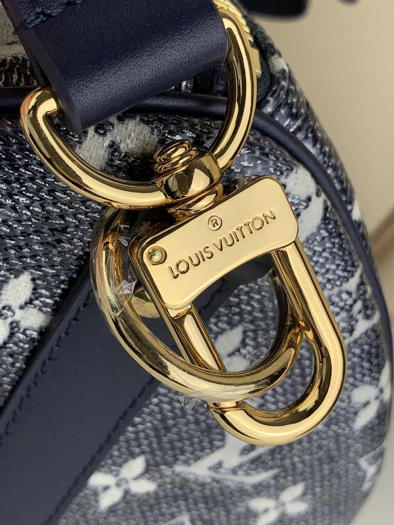 Louis Vuitton Keepall Bandouliere 45 Bag M22923 Blue Monoglam Canvas
