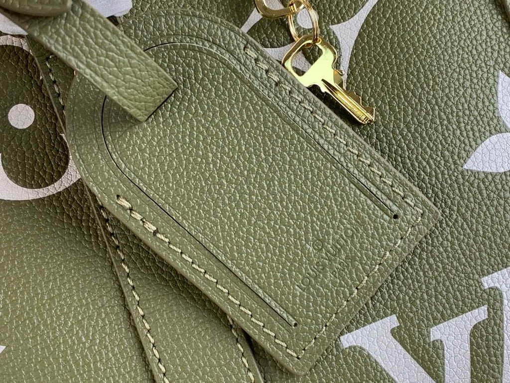 Louis Vuitton Keepall Bandouliere 45 Travel Bag M46671 Green Leather