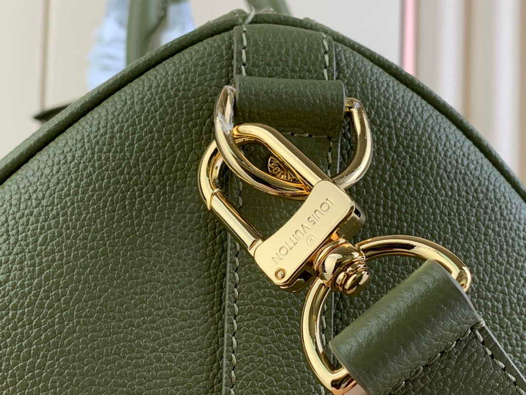 Louis Vuitton Keepall Bandouliere 45 Travel Bag M46671 Green Leather