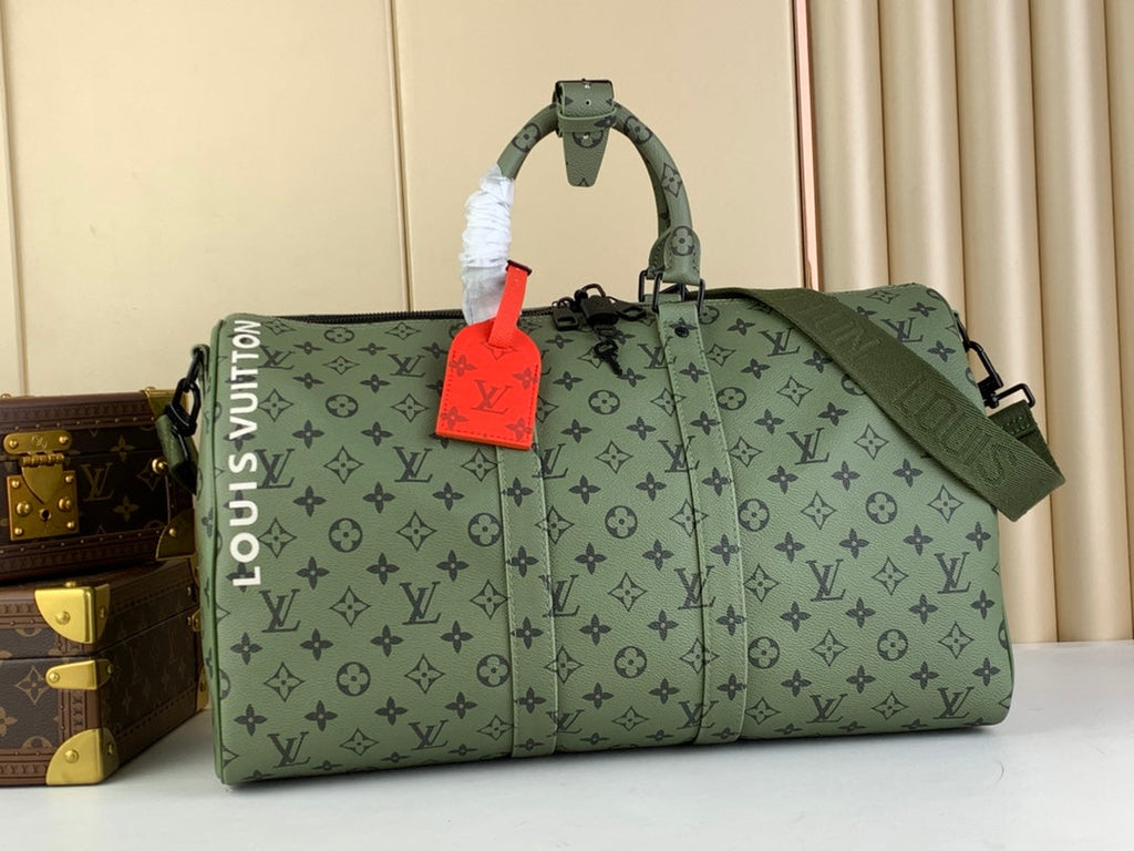 Louis Vuitton Keepall Bandouliere 45 Bag M23962 Khaki Green